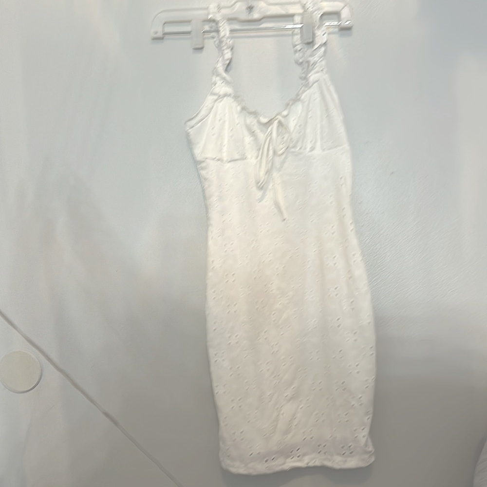 white cocktail dress